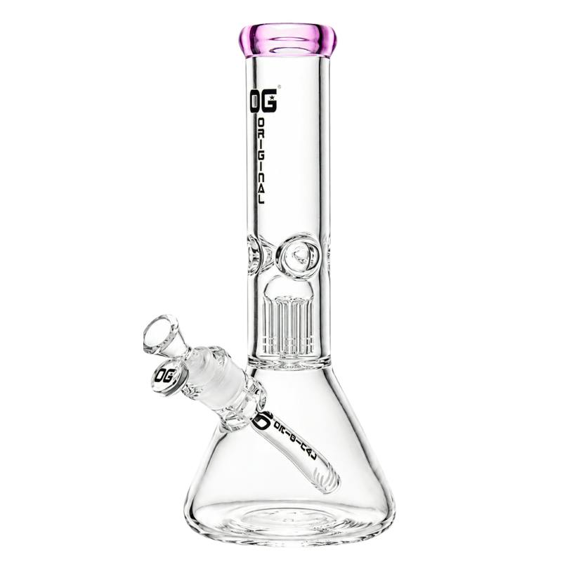 Bong - Tree Chamber Beaker - 12" - Pink