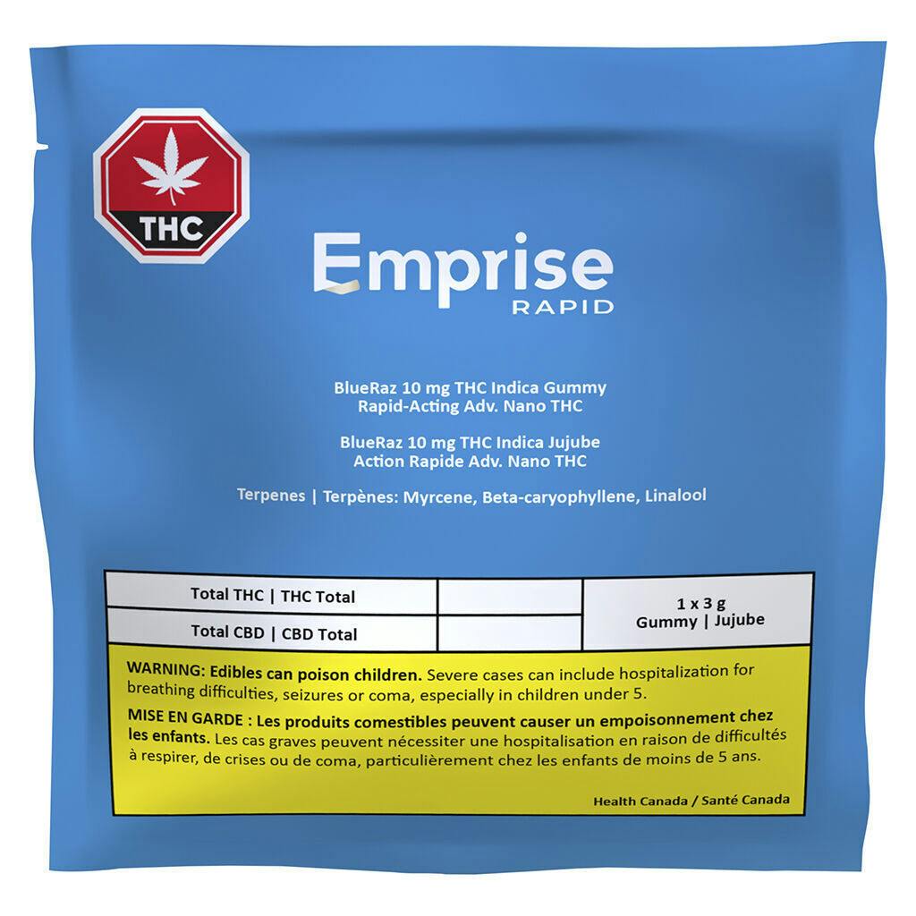 Blueraz 10 THC Indica Gummy - 1 Pack