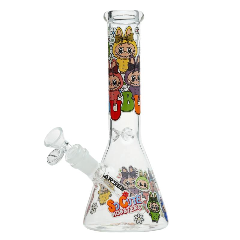 Cute Monster Beaker Bong - 10" - Design E