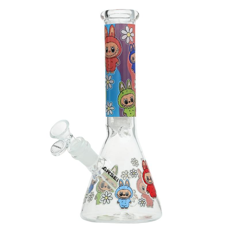 Cute Monster Beaker Bong - 10" - Design F