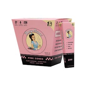 Blazy Susan- 1-1/4 Size 6PK Pink Cones