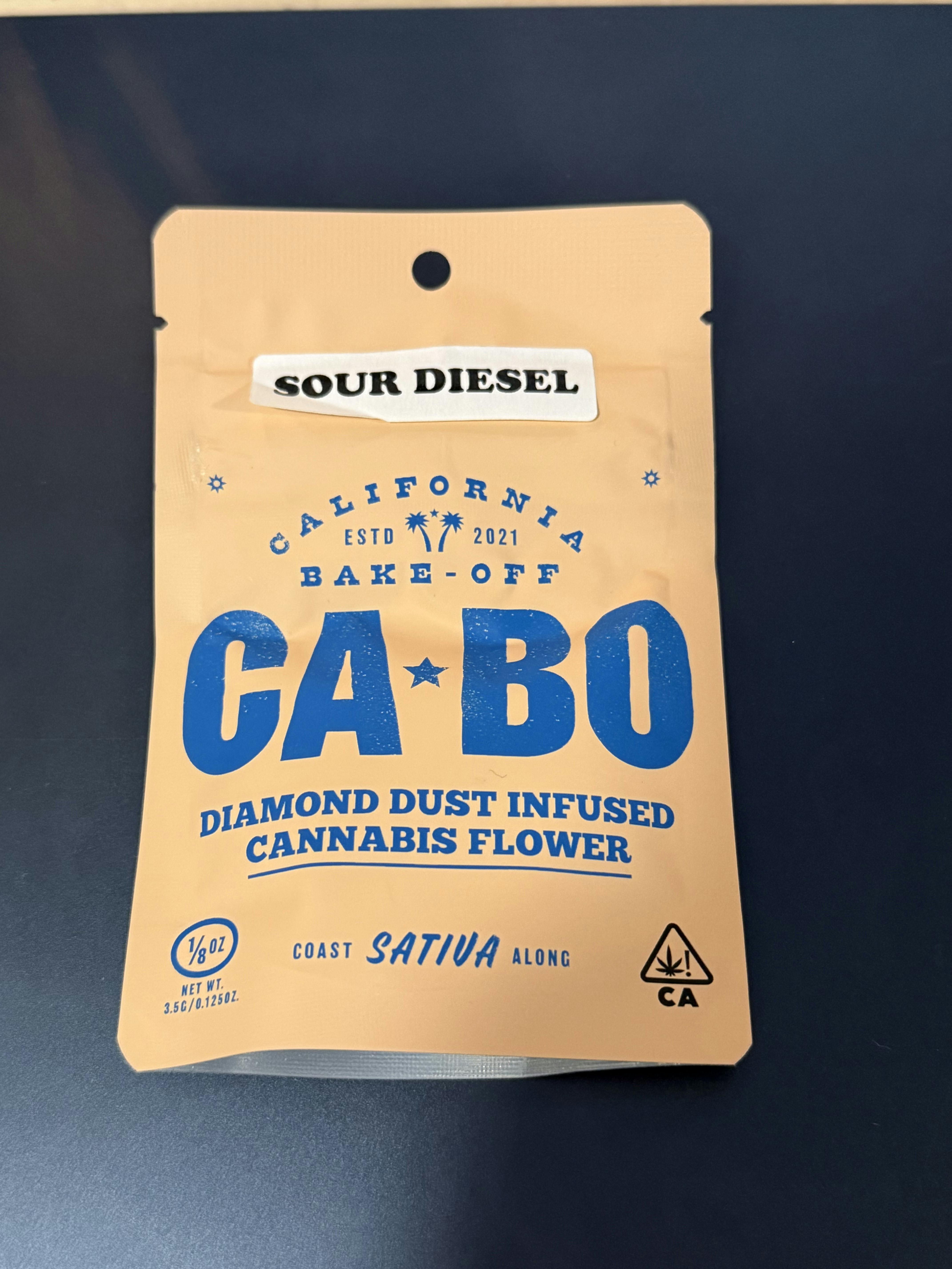 Cabo- Sour Diesel Diamond Dust Infused 3.5g (S)