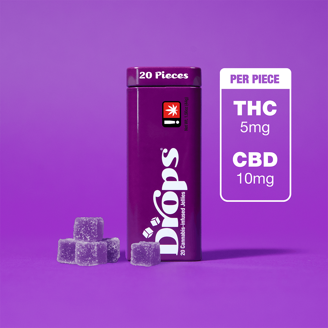 Drops- Blackberry 1:2(THC:CBD) — 20 Piece