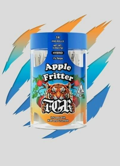 TGR- Apple Fritter Infused Prerolls 14pk 7g (H)