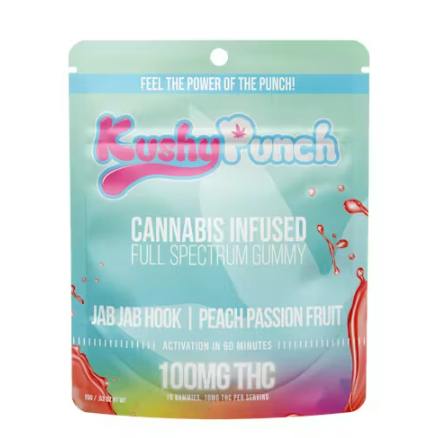 Jab Jab Hook | Peach Passion Fruit Gummies | 100mg | 10ct | 10mg/ea