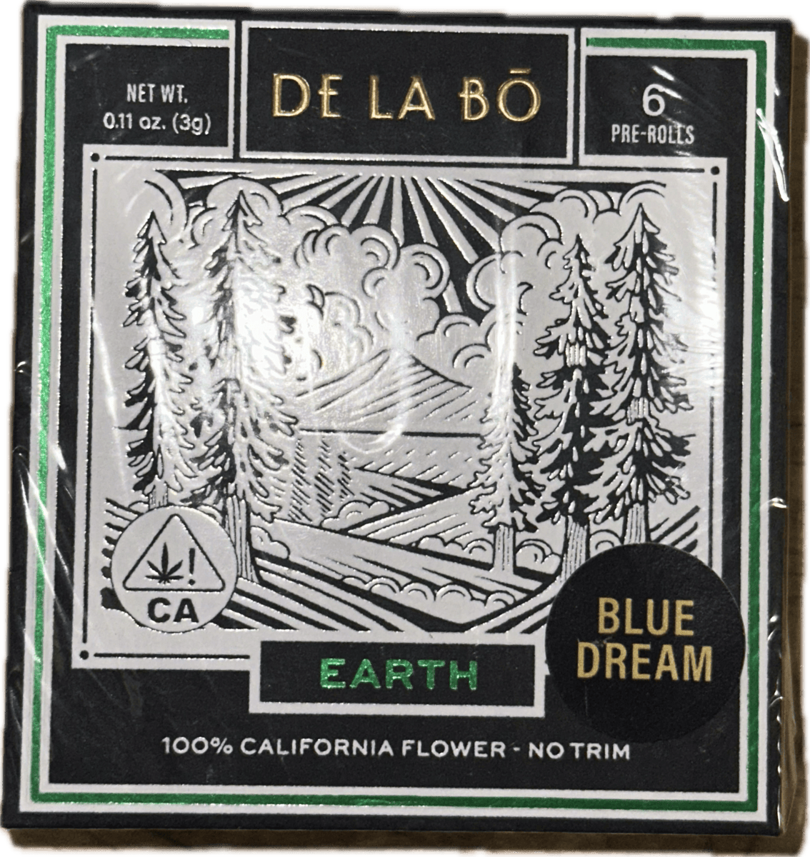 De La Bo- Blue Dream 6PK Prerolls 3g (S)