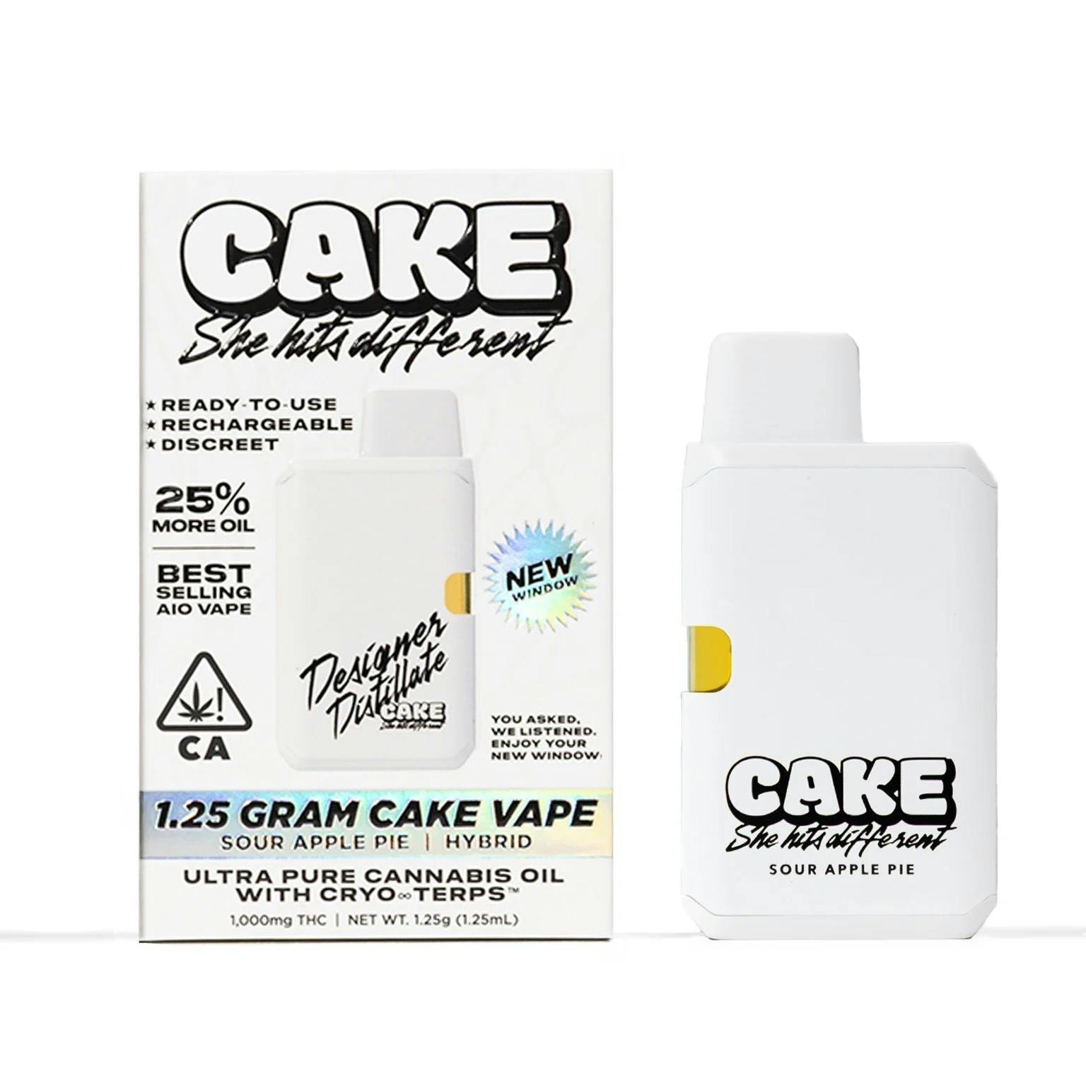 CAKE- Sour Apple Pie AIO 1.25g (H)