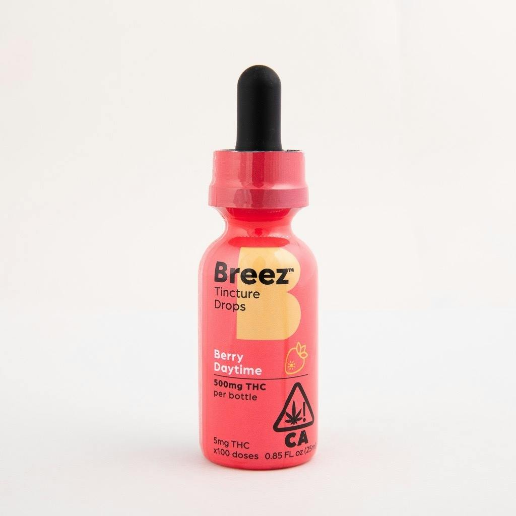 Breez- Berry Daytime Royal Mint Tincture Drops 500mg THC (S)