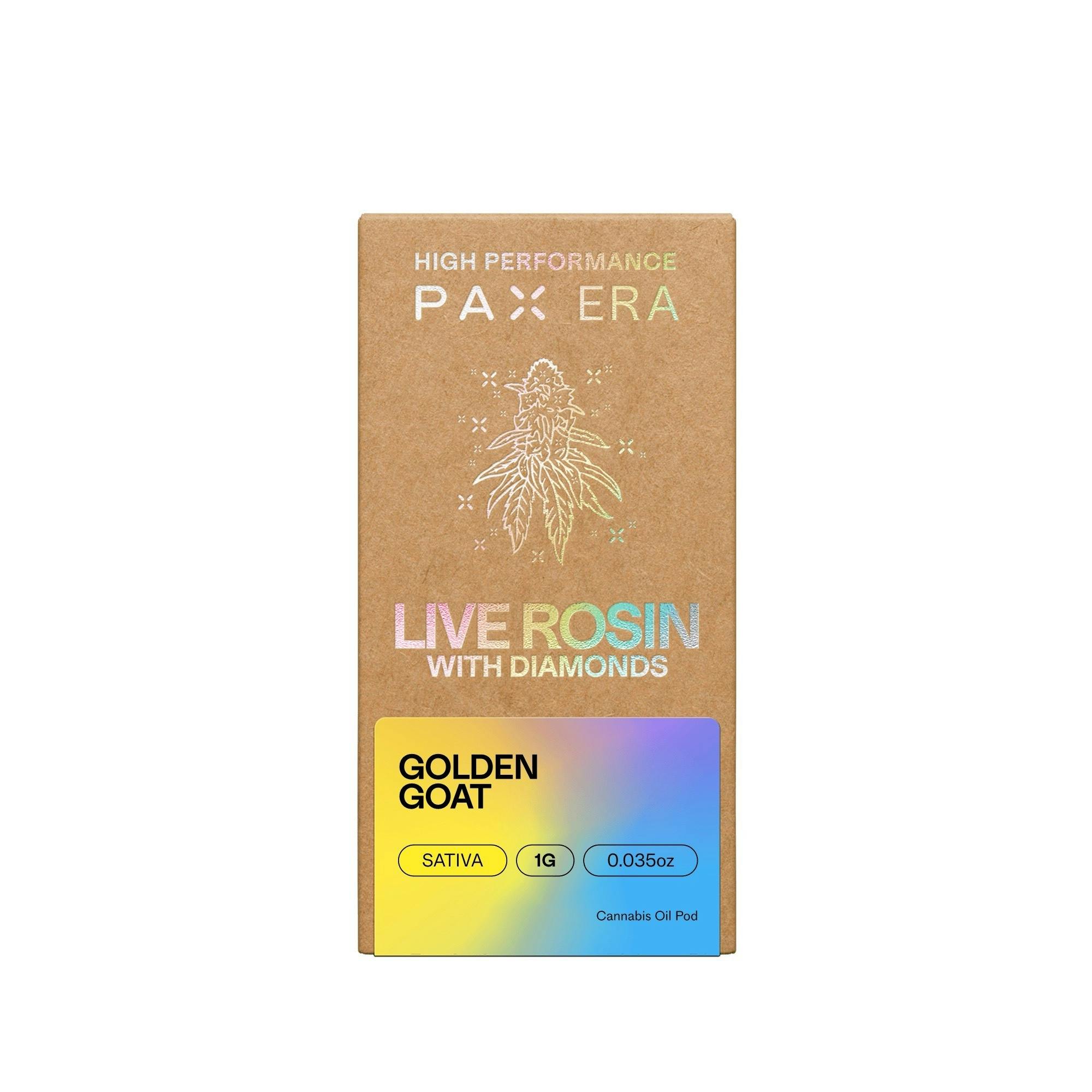 Pax- Trip Golden Goat Live Rosin With Diamonds AIO 1g (S)