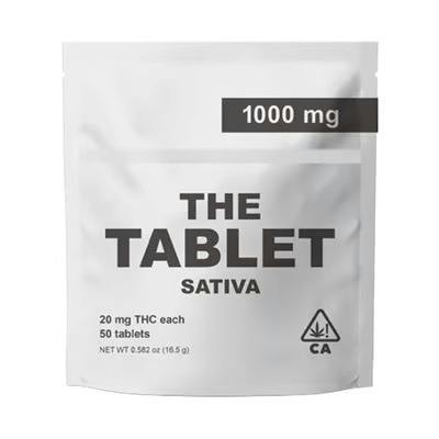 The Tablet- Sativa Tablets 50ct 20mg THC Each, 1000mg (S)