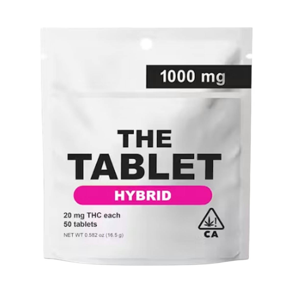 The Tablet- Hybrid Tablets 50ct 20mg THC Each, 1000mg (H)