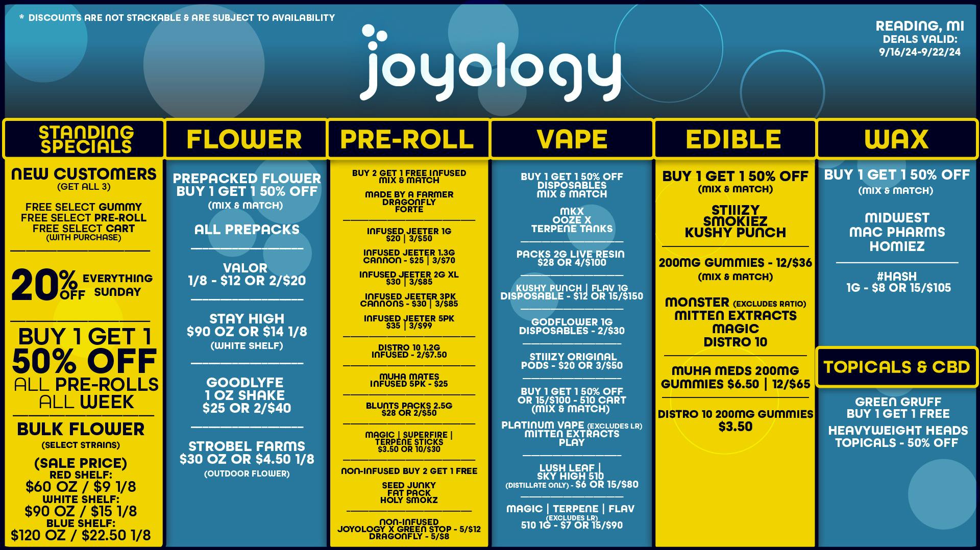 Joyology of Reading at Joyology Reading Weedmaps