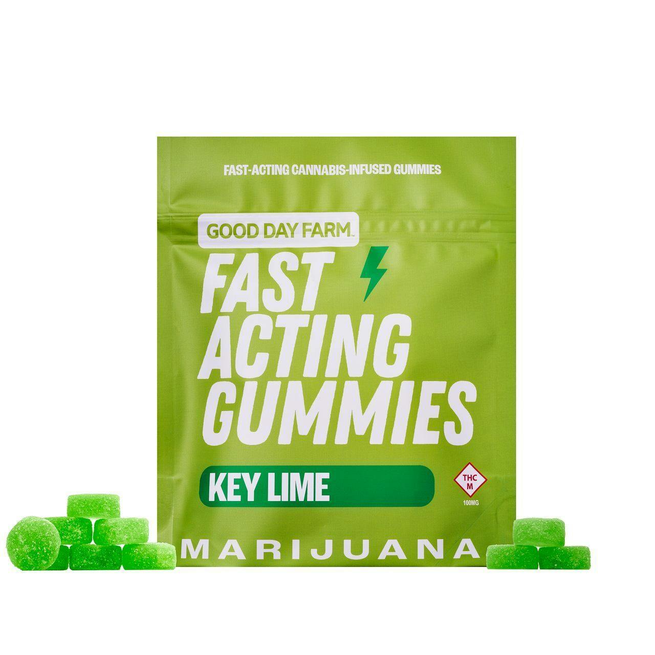 Key Lime Fast-Acting Nano Gummies (100mg)