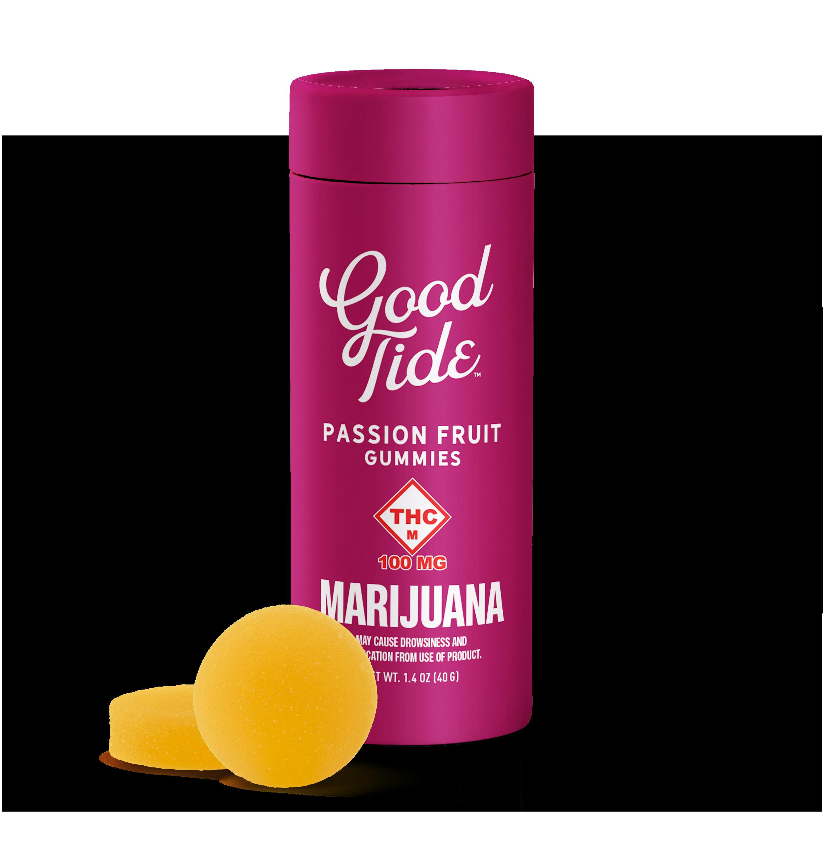 Passion Fruit THC:CBD:CBN Rosin Gummies (100mg)