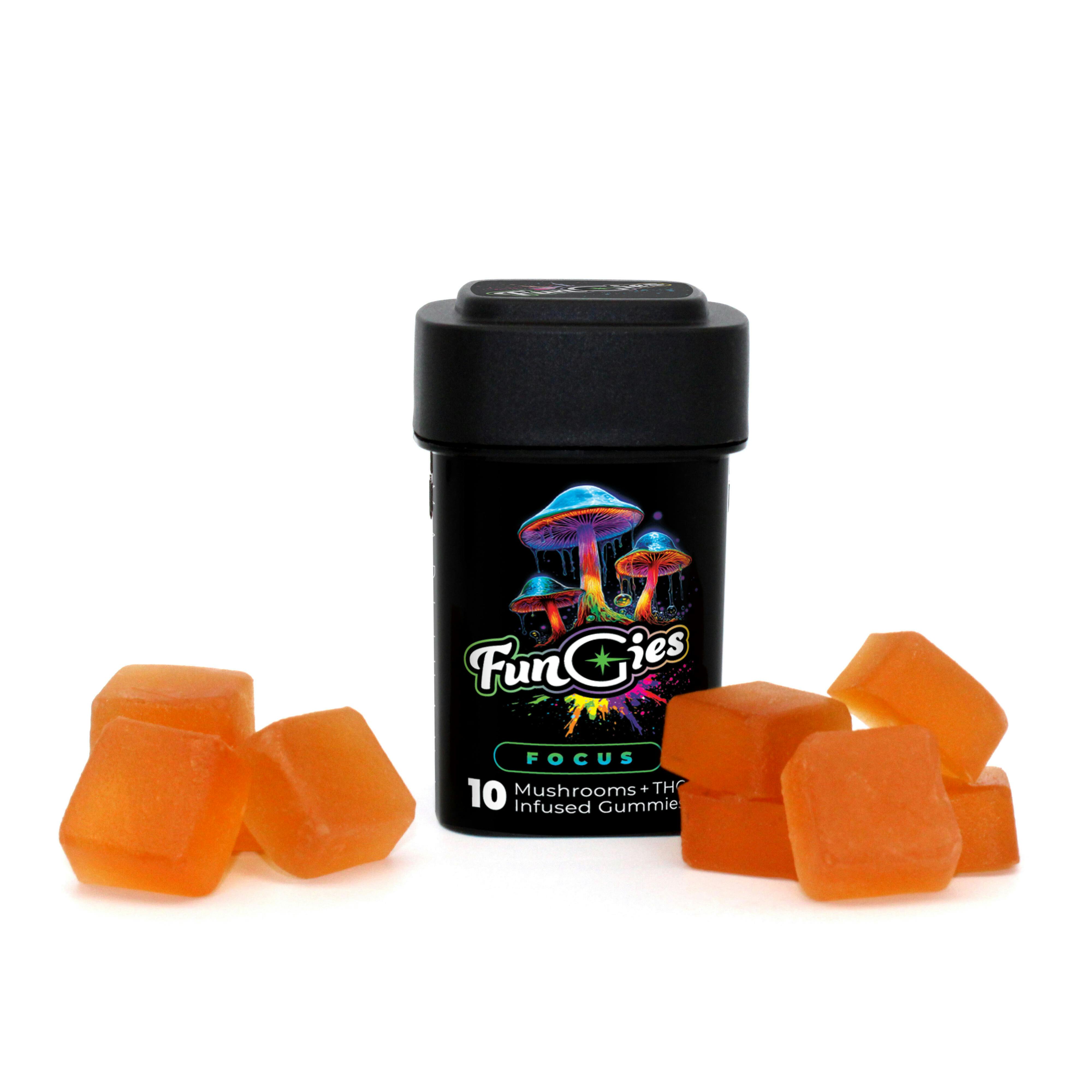 Peach Focus Functional Mushroom Fungies (100mg)