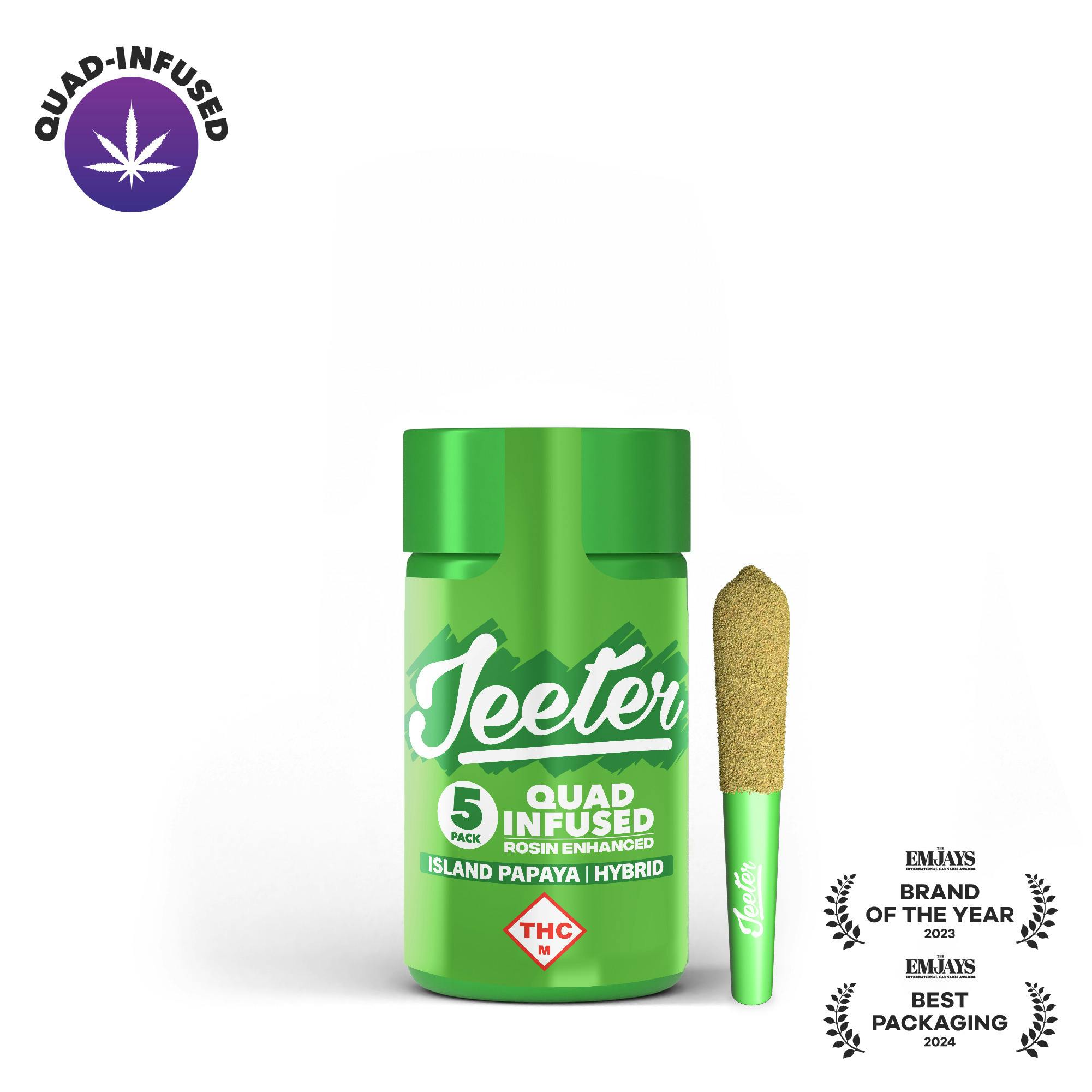 Island Papaya Infused PreRoll 5pk (.5g)