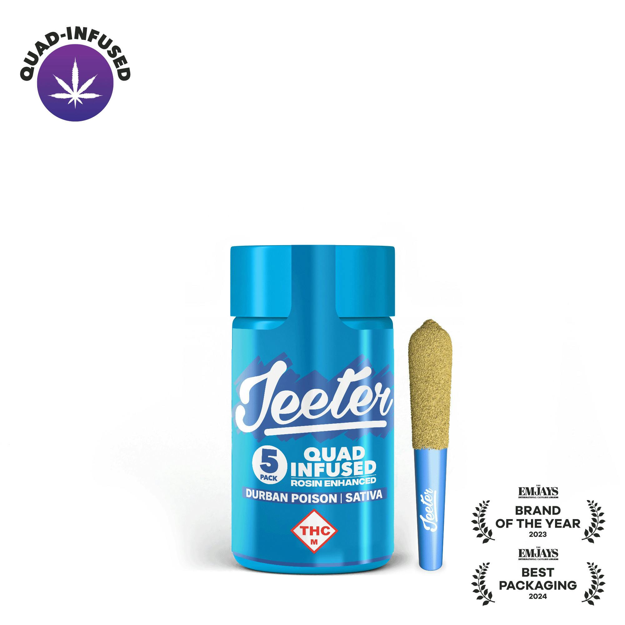 Durban Poison Infused PreRoll 5pk (.5g)