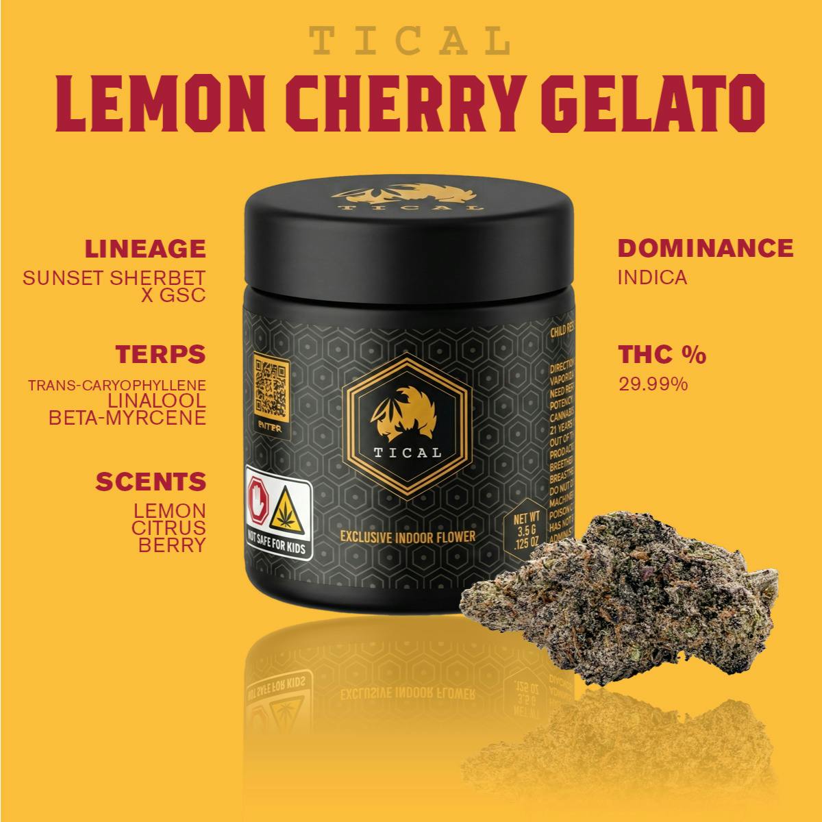 TICAL | Lemon Cherry Gelato