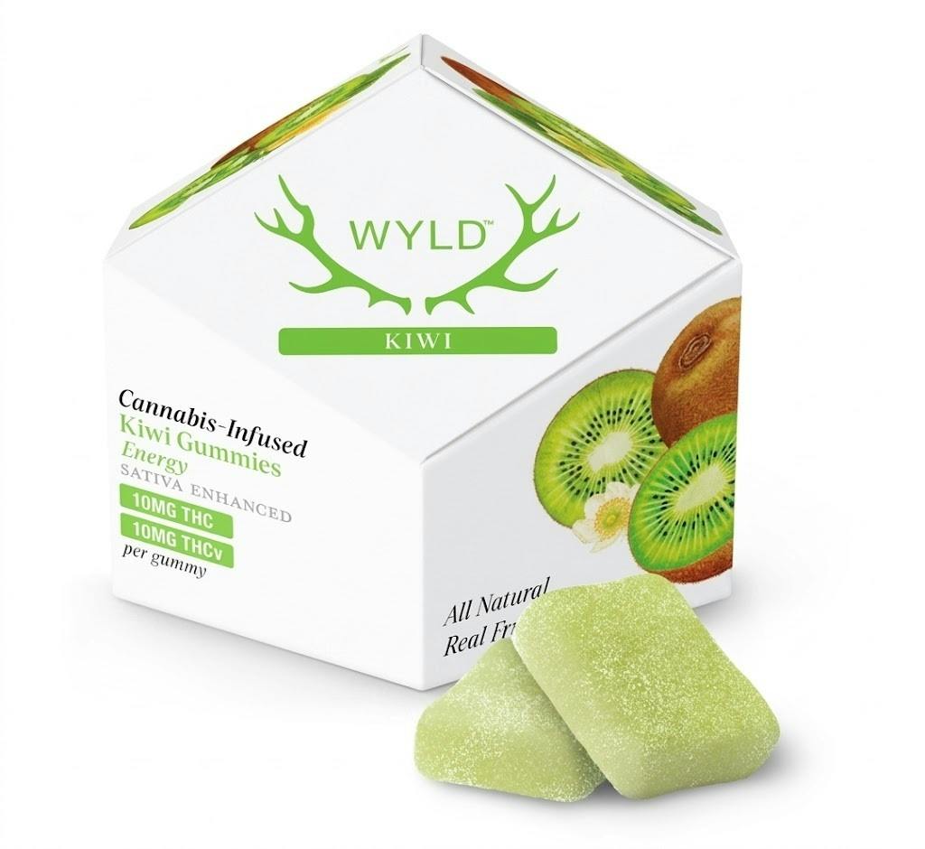WYLD | Kiwi | 1:1 THC:THCV | 10mg x 10pk