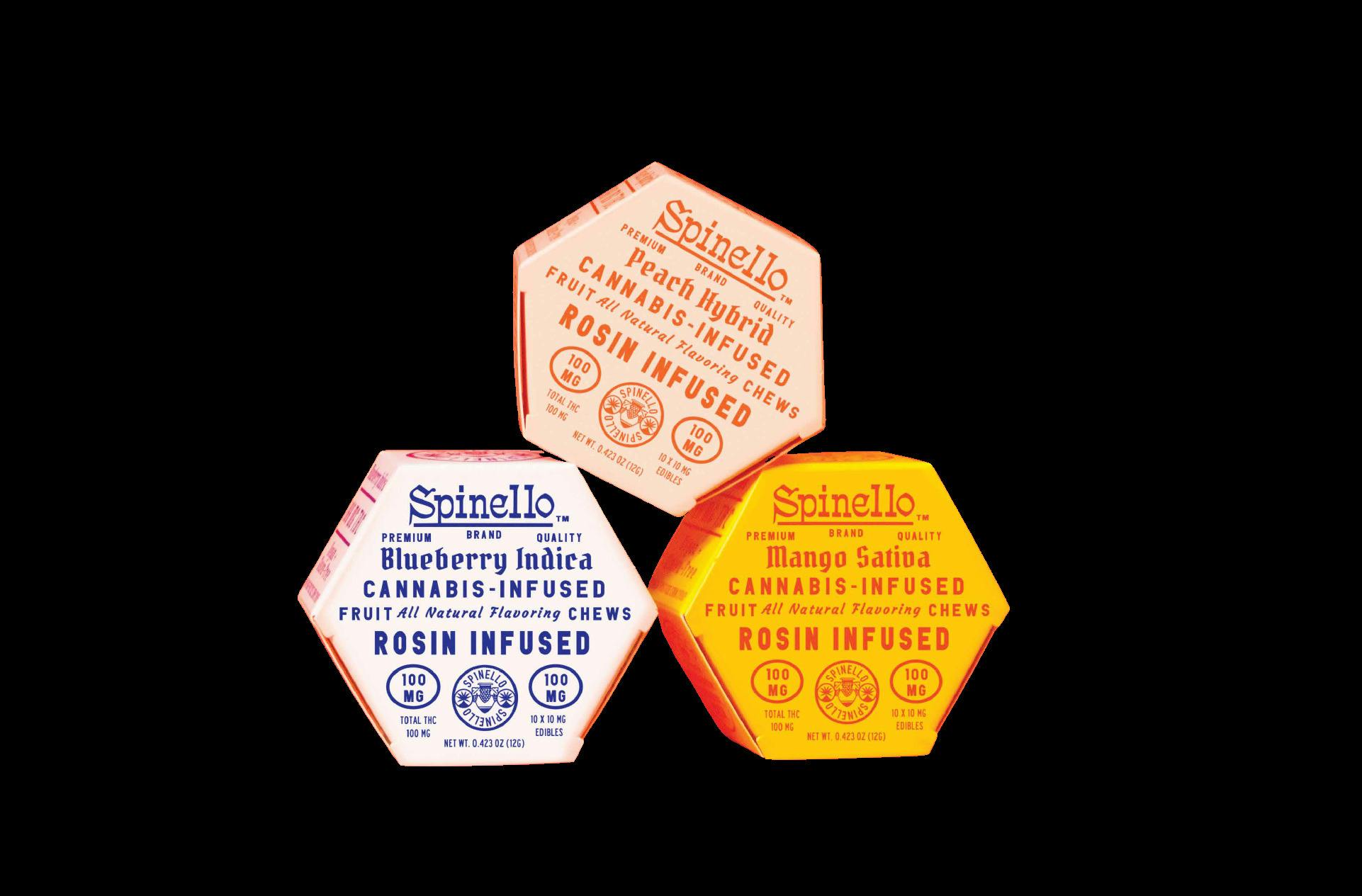 Blueberry-(I)-Scored Rosin Gummies-100mg-Spinello