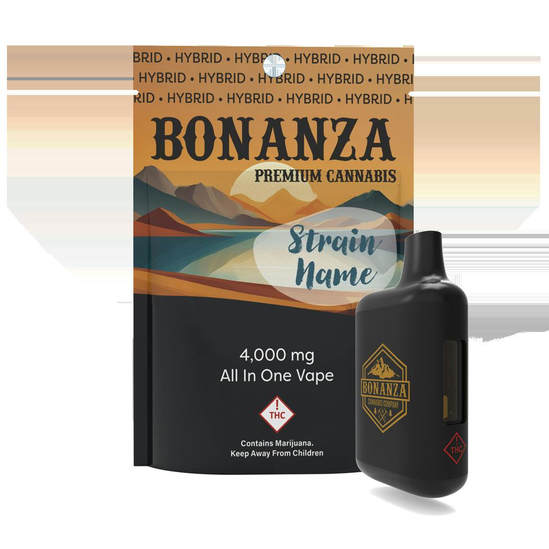 Wedding Cake-(H)-Disposable-4000mg-Bonanza cannabis product