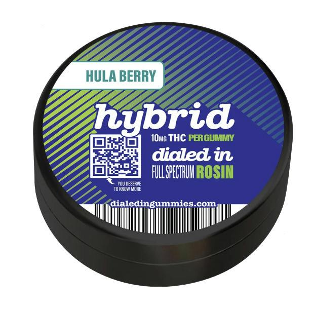 Hula Berry-(H)-Classic Gummies 10pk-100mg-Dialed In cannabis product