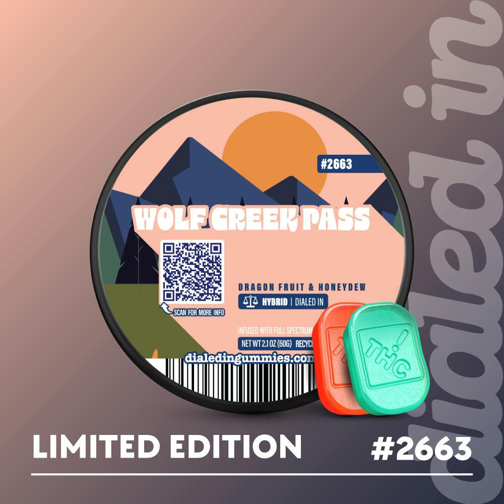 Wolf Creek Pass #2663-(H)-Gummies 10pk-100mg-Dialed In