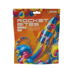 Rocket Bites 200mg Gummies Orange Sun