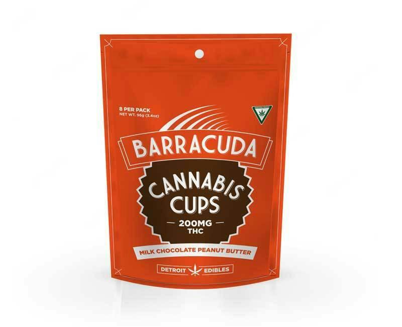 Barracuda 200mg 4:1 THC:CBN Cups Goodnight Milk Chocolate Peanut Butter