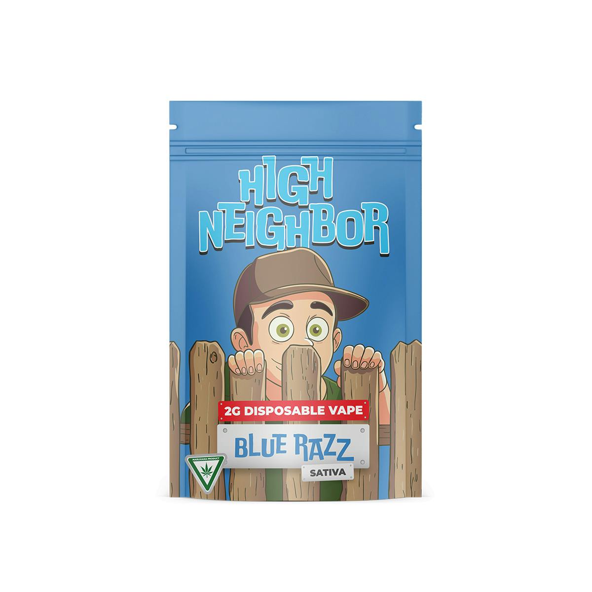 High Neighbor 2g Disposable Blue Razz
