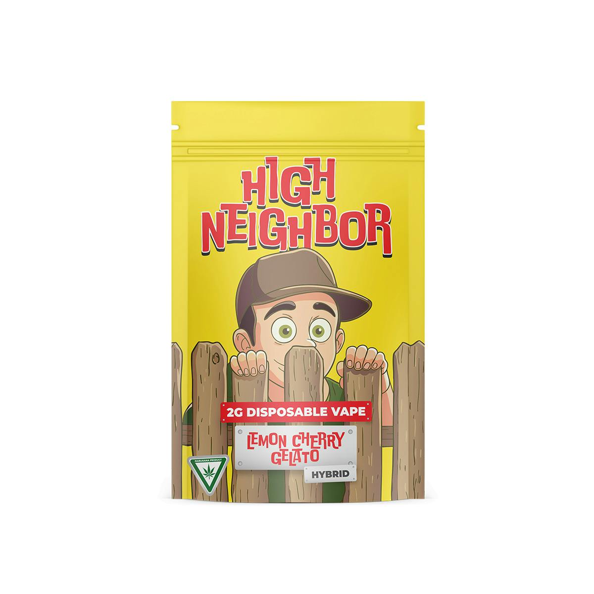 High Neighbor 2g Disposable Lemon Cherry Gelato