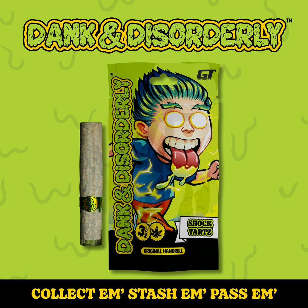Dank and Disorderly 1.5g Hand Rolled Shocktartz