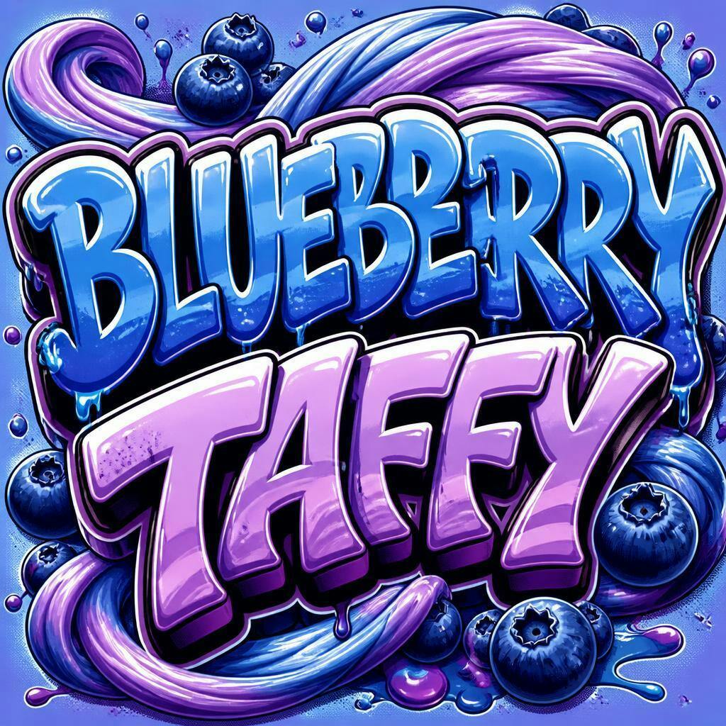 Pablo Flower Blueberry Taffy