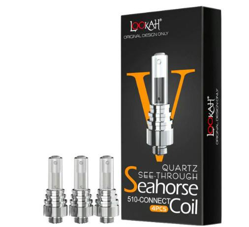 Lookah | Quartz Seahorse Coil - Sold Individually
