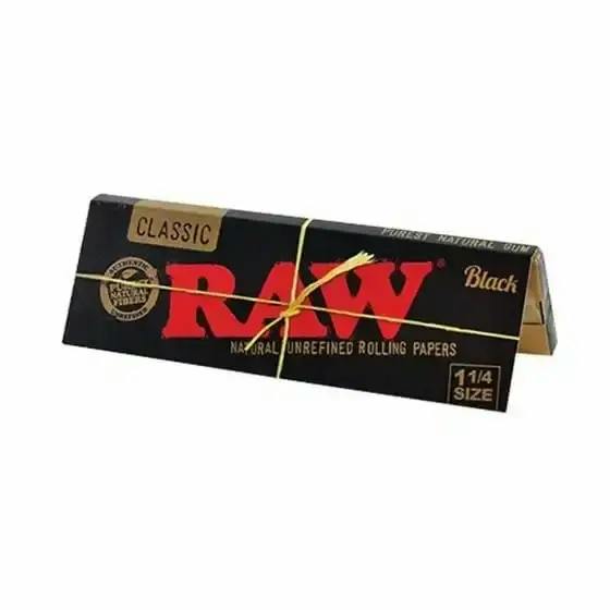 Raw Black Papers - 1 1/4 Size