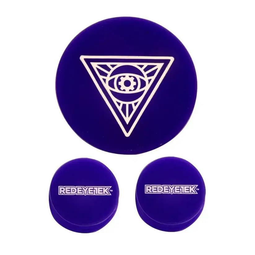 Red Eye Tek Silicone Water Pipe Cleaning Caps PURPLE