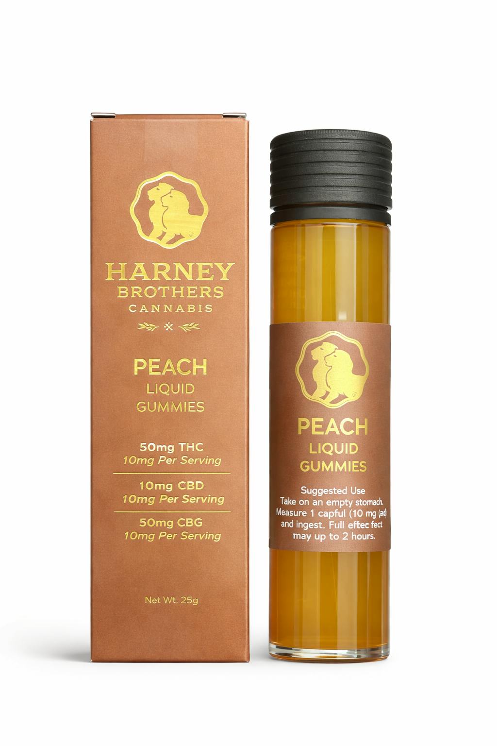 Liquid Peach Made In A Facility With Nuts