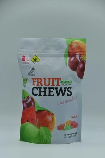 Ceres Lemon Fruit Chews 1:1 (I) 10pk 200mg by Ceres Garden