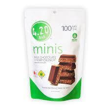 4.20 Minis Milk Chocolate Hemp Crunch 10pk 100mg by 4.20 Mini