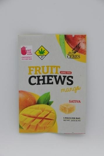 Ceres Mango Fruit Chew (S) single 10mg by Ceres Garden