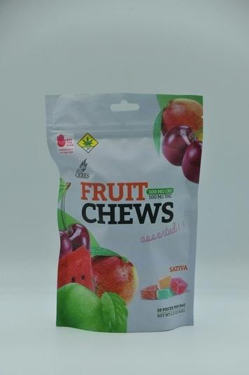 Ceres Mixed Fruit Chews 1:1 (S) 10pk 200mg by Ceres Garden