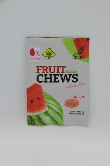 Ceres Watermelon Fruit Chew (I) single 10mg by Ceres Garden