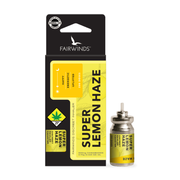 Fairwinds Inhaler Canister Super Lemon Haze (S) 500mg by Fairwinds