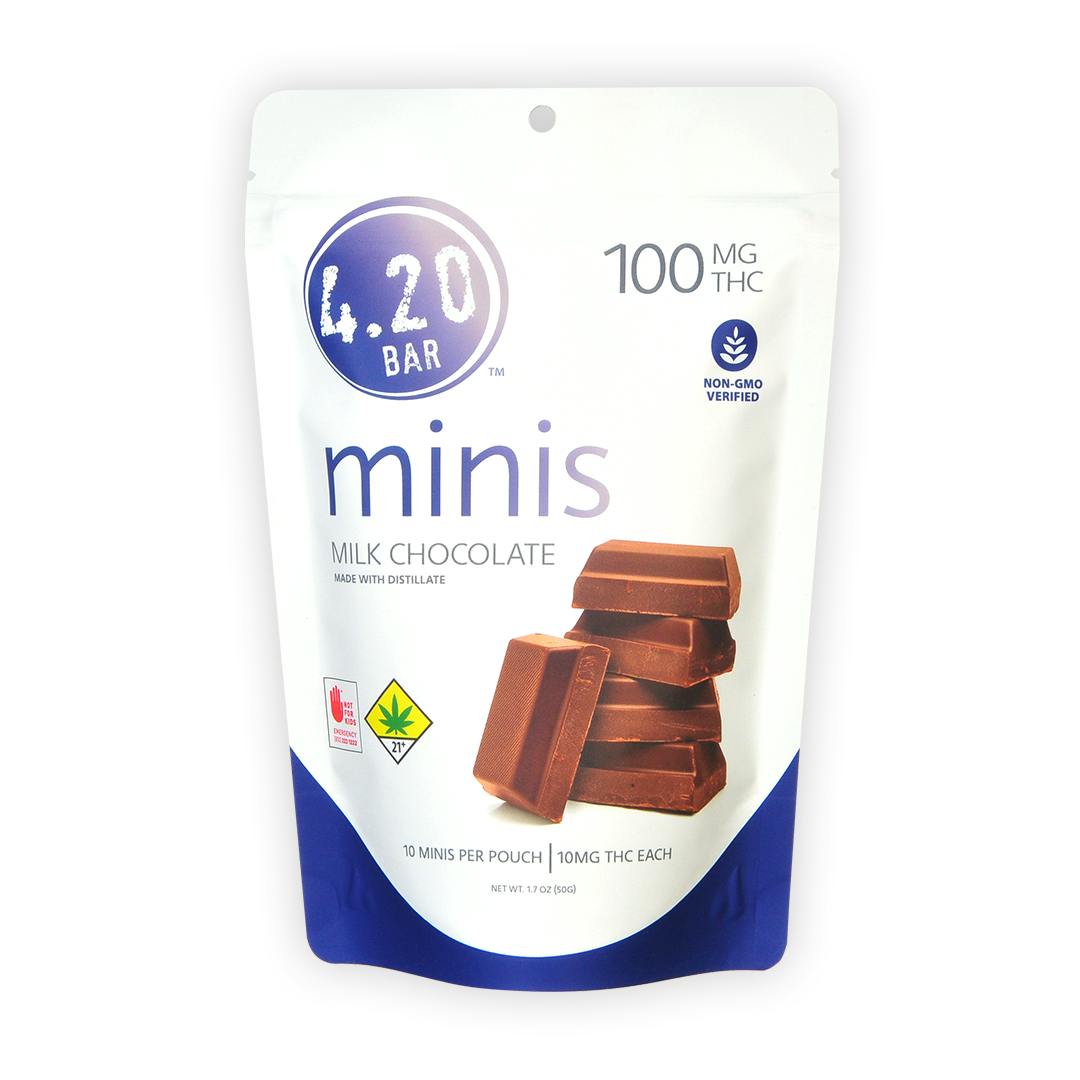 4.20 Minis Milk Chocolate 10pk 100mg by 4.20 Mini