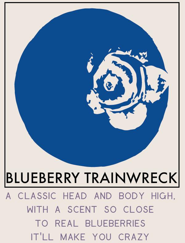 Raven Blueberry Trainwreck (IH) 3.5g by Raven