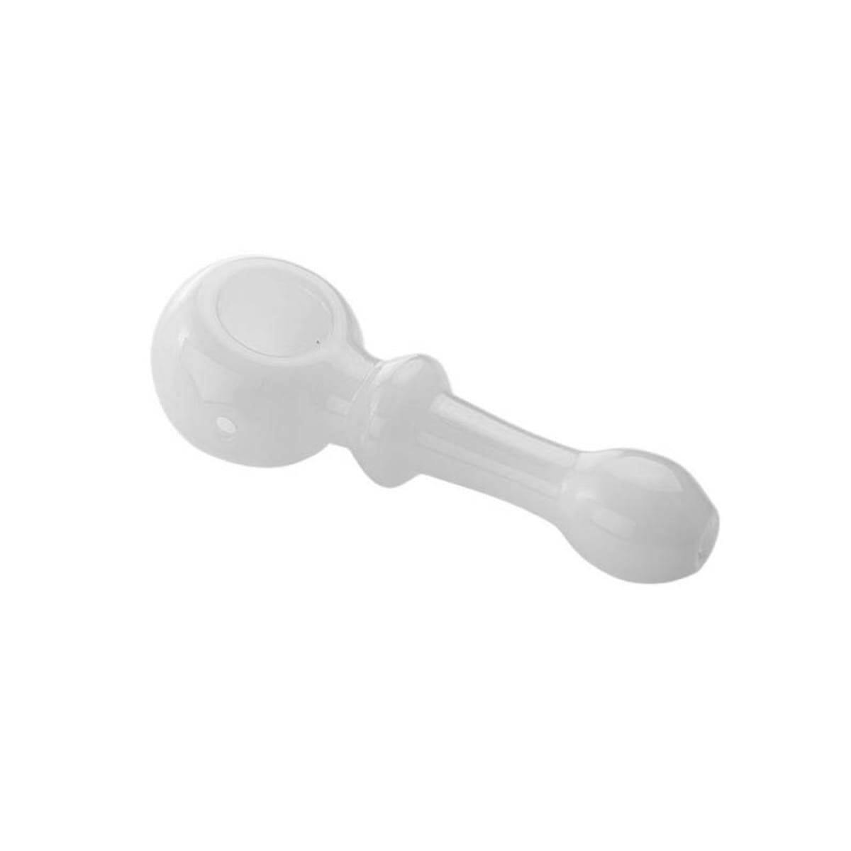 4.5" Bauble Spoon Hand Pipe by GRAV - White