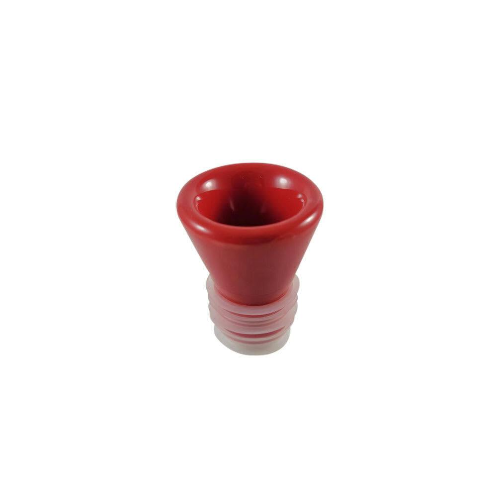 BRNT Polygon Ceramic Bowl for Water Pipes - Red