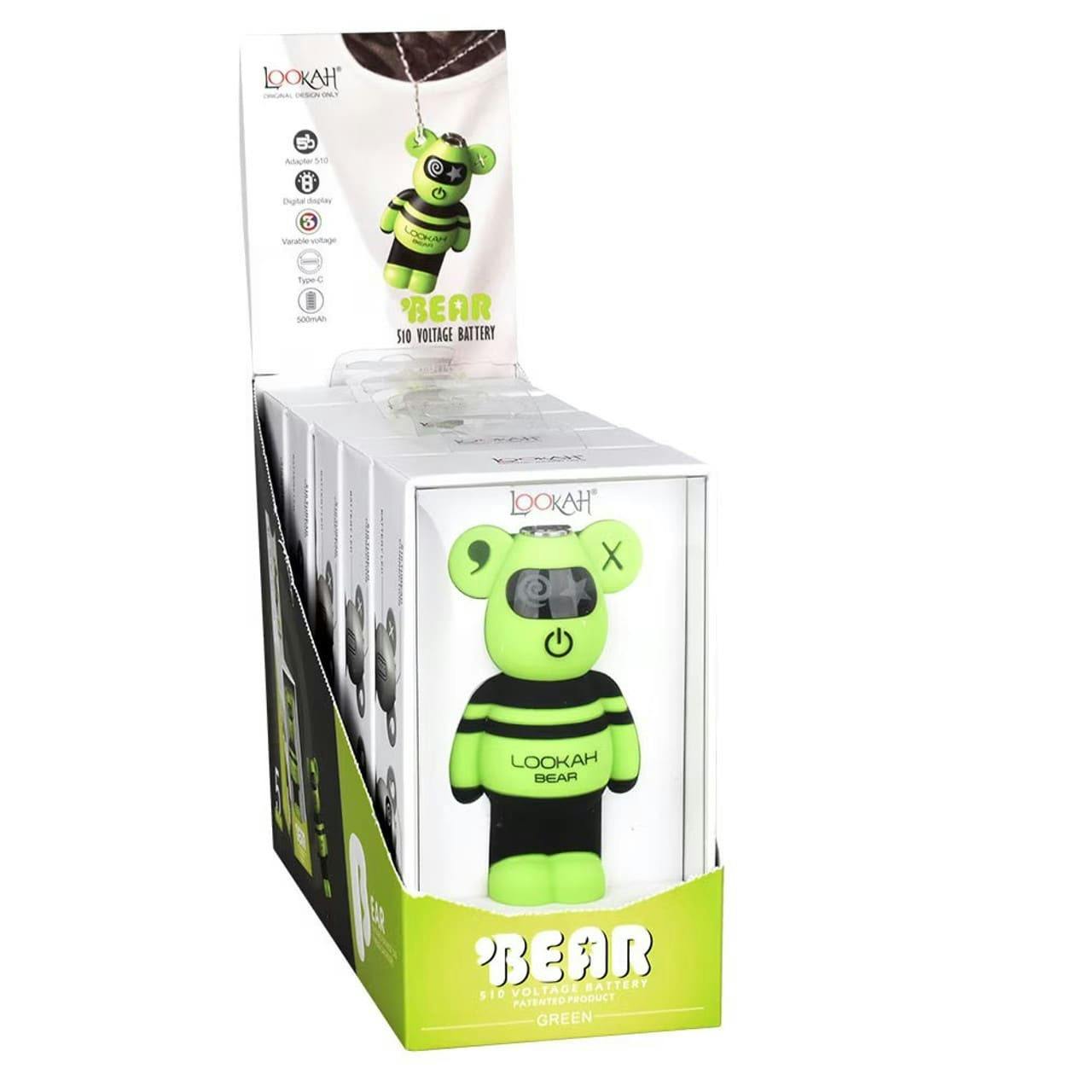 Lookah - Lookah Bear 510 Battery - 500mAh - Green