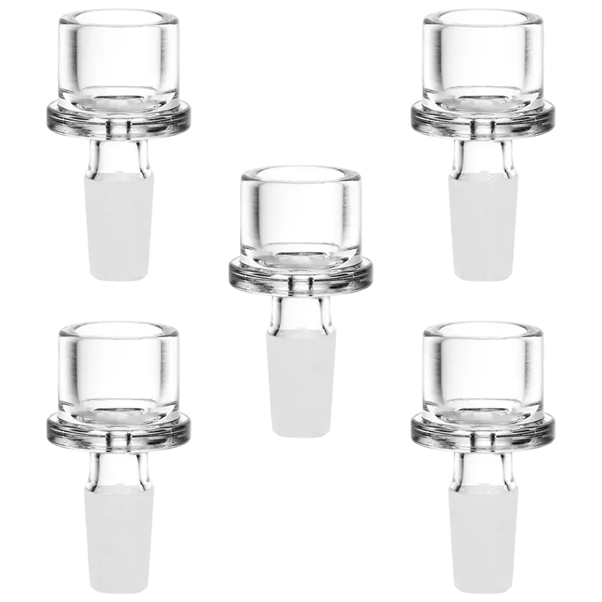 Round Glass Herb Slide - 14mm M, Clear