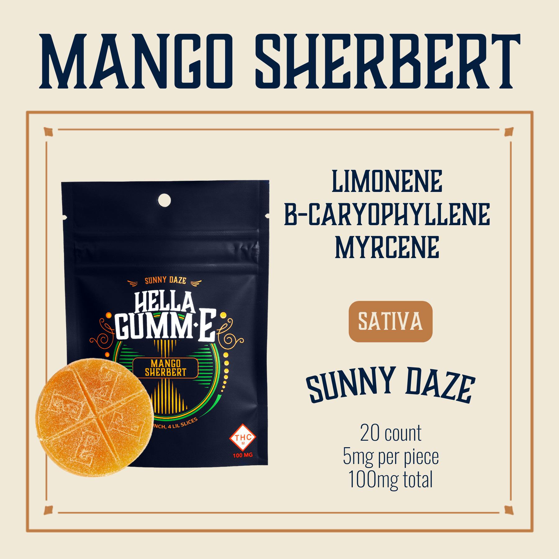 Elevate: Mega GummE | Mango Sherbet | Hybrid